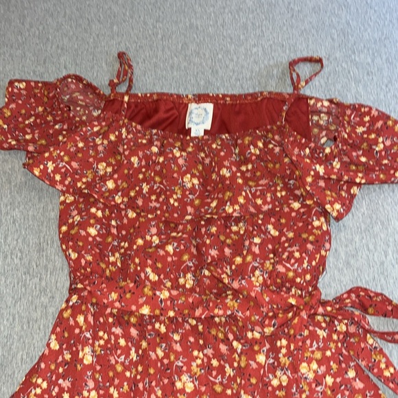 Adorable fall colored sundress - Picture 2 of 7